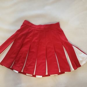 Red Cheer skirt